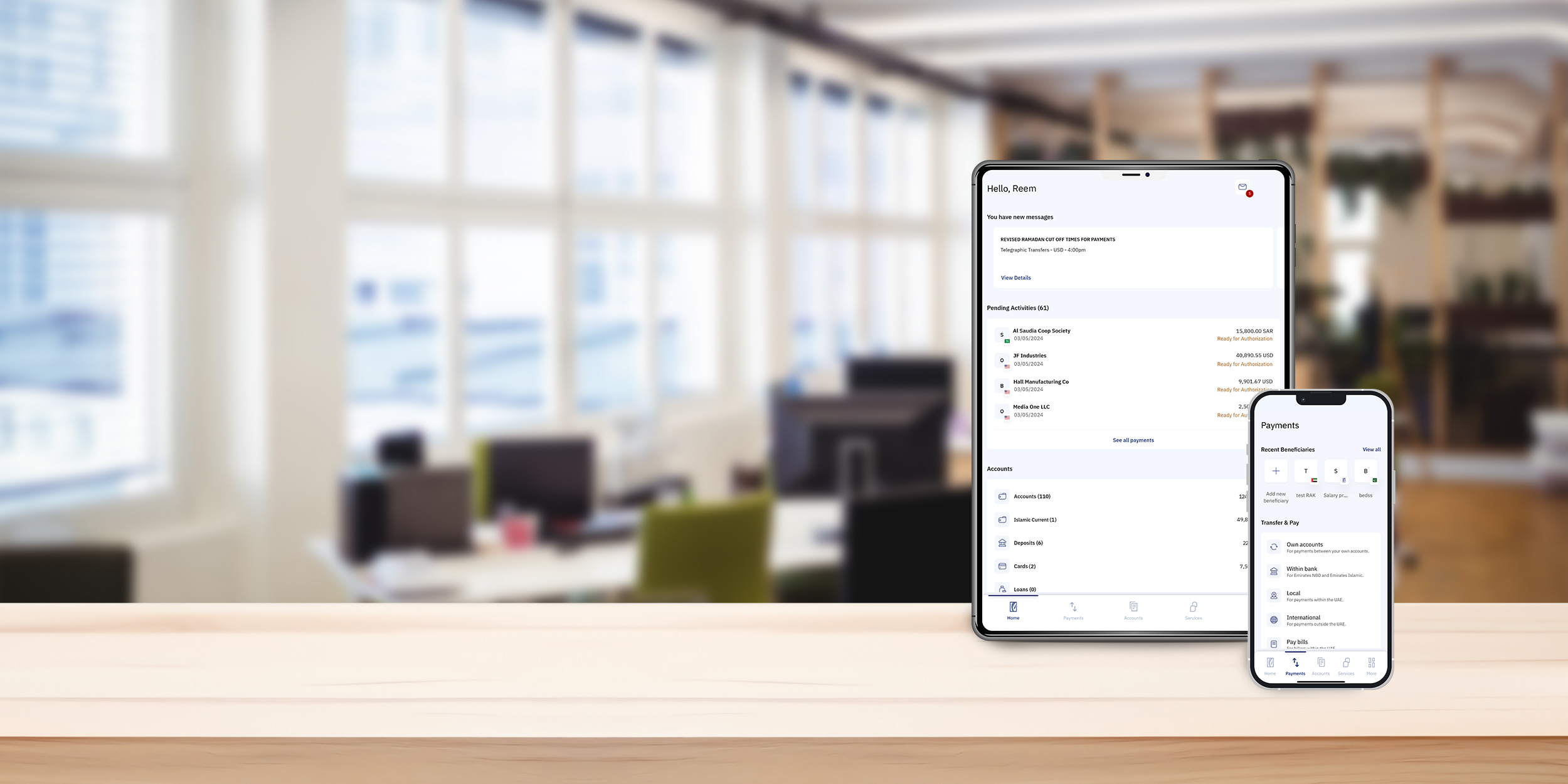 businessONLINE X Mobile App