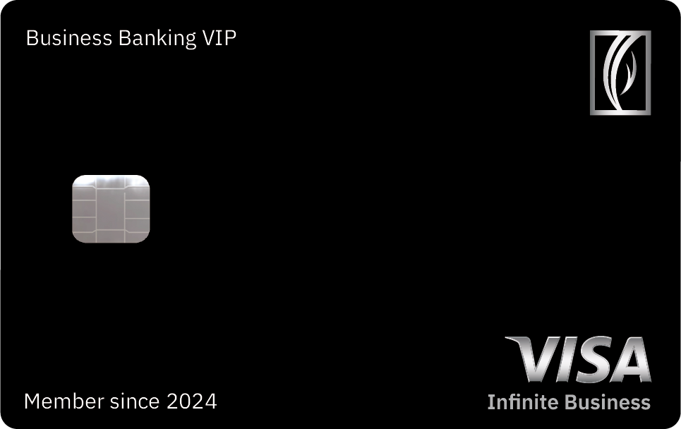 Business Banking VIP Visa Infinite Business Debit Card