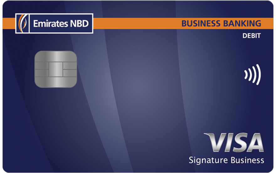 Visa Signature Business Debit Card Emirates NBD