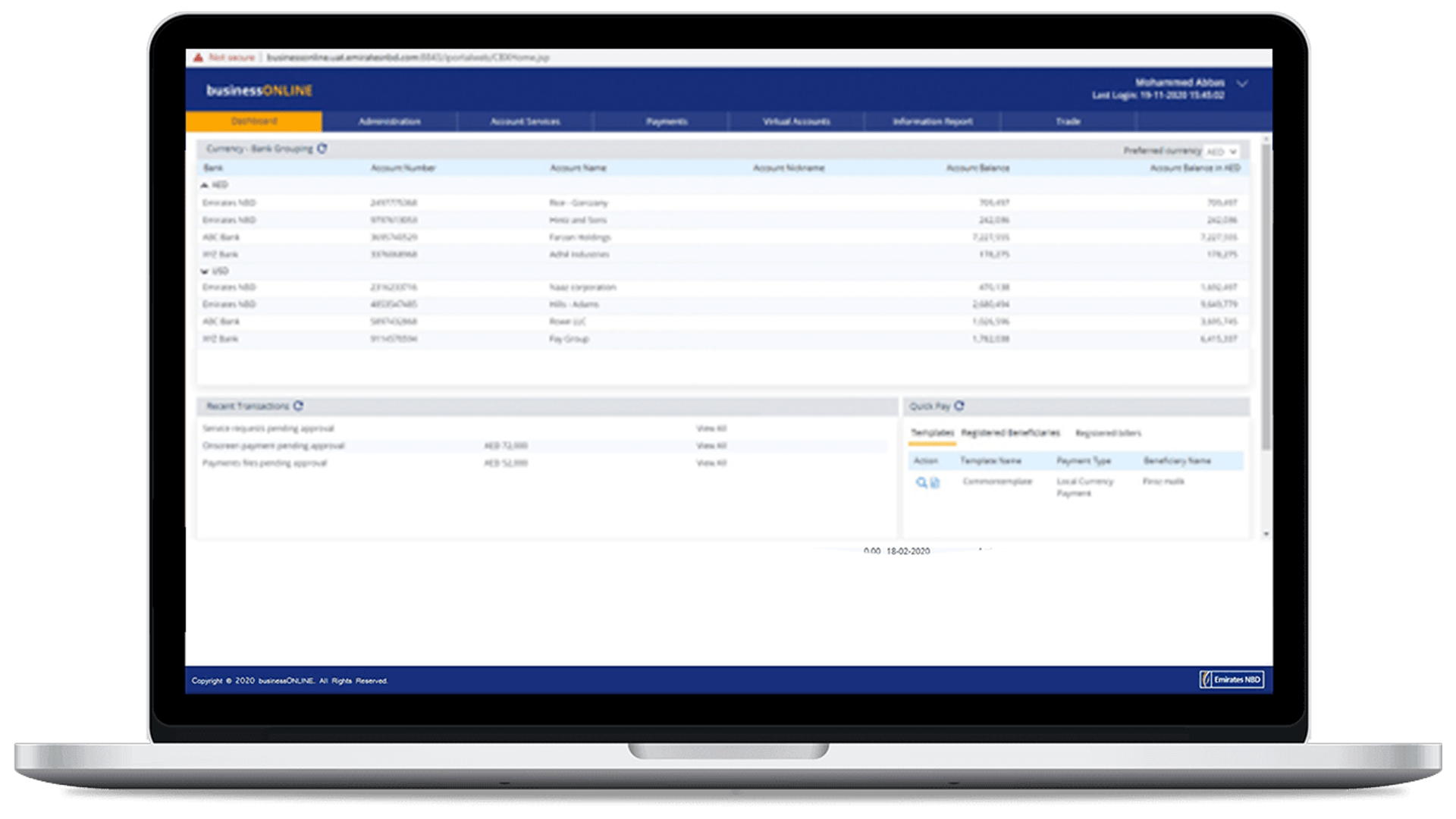 Real time information