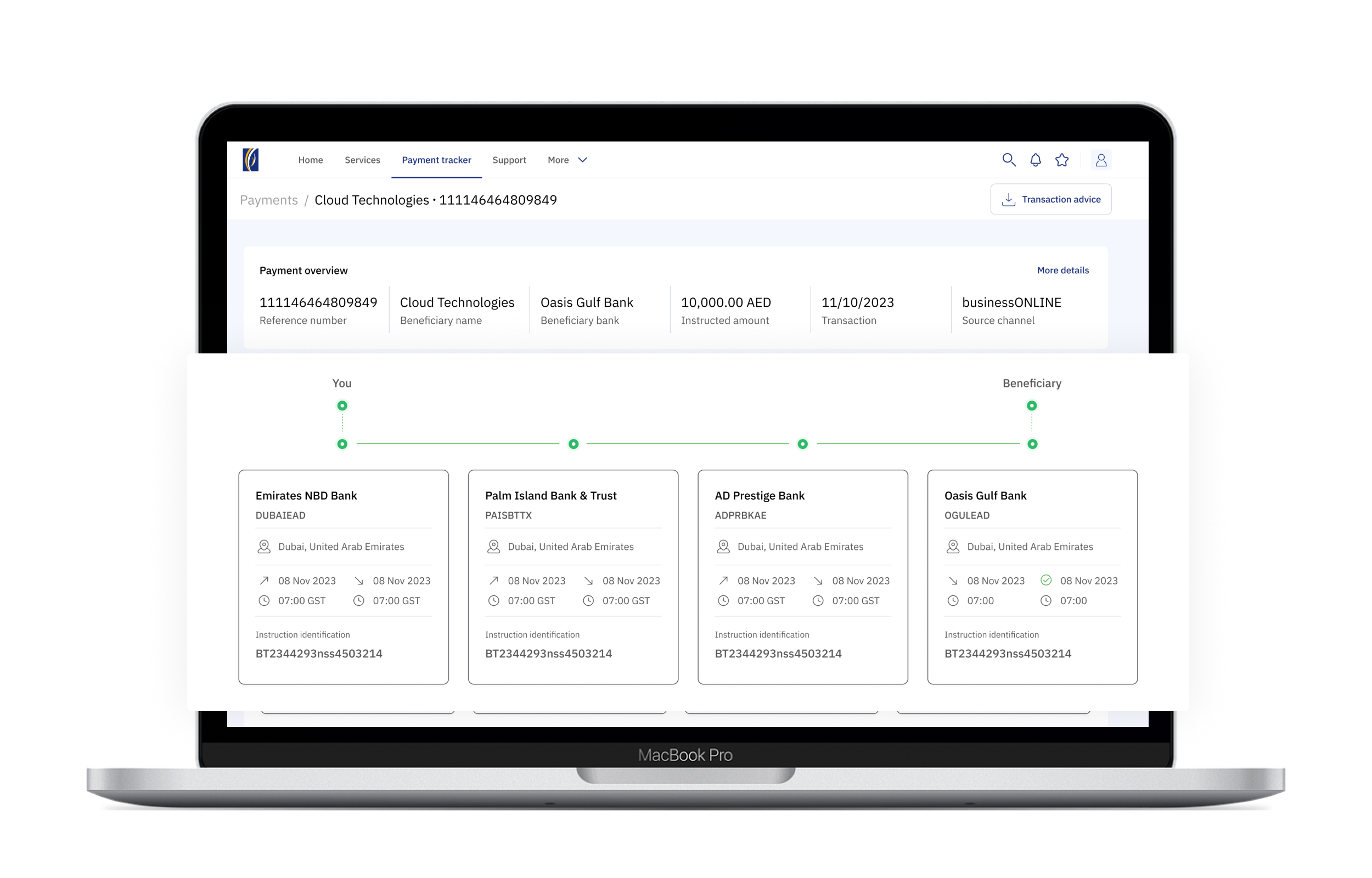 Promo  Real time status