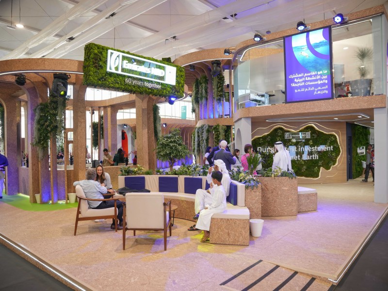 Emirates NBD Group engaged local sustainable businesses to create COP28 stand