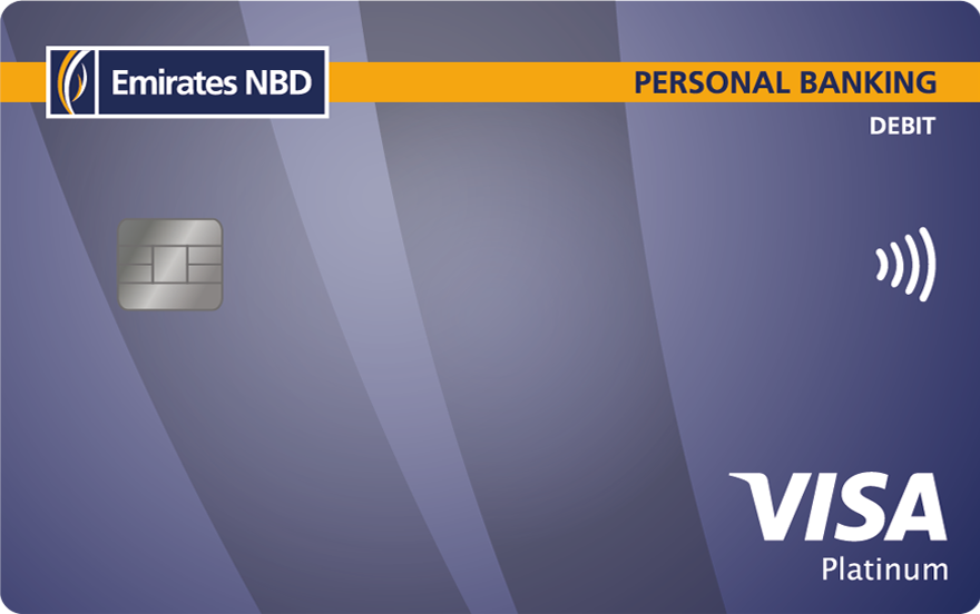 Visa Platinum Debit Card UAE Emirates NBD