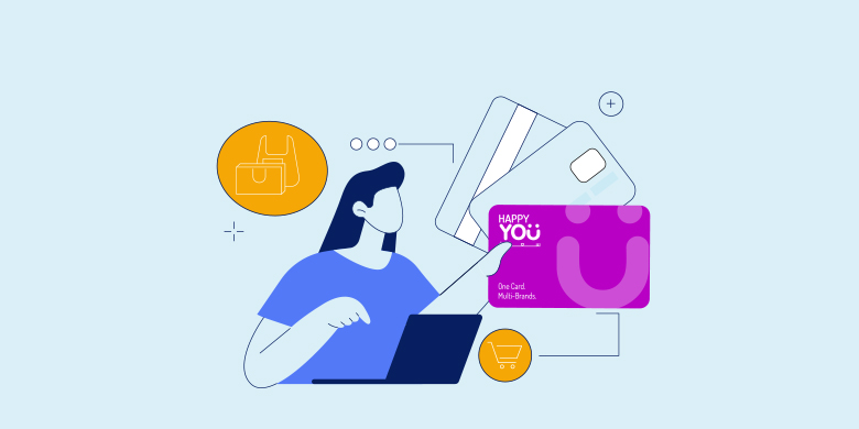 خطوات استبدال بطاقة HappyYOU من YOUGotaGift