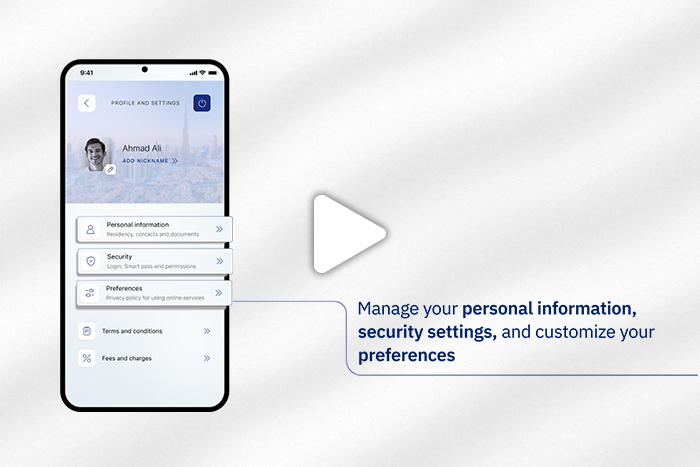 Profile and Settings